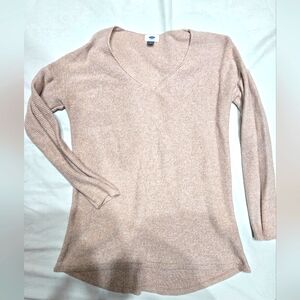 Old navy Sweater size large stone pink